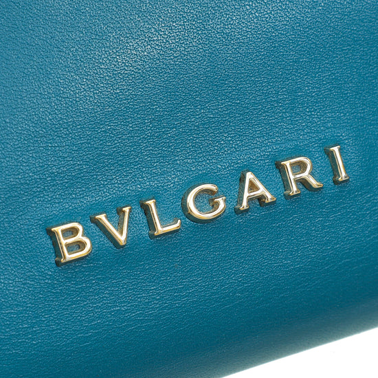 Bvlgari Blue Serpenti Forever Bi-fold French Wallet