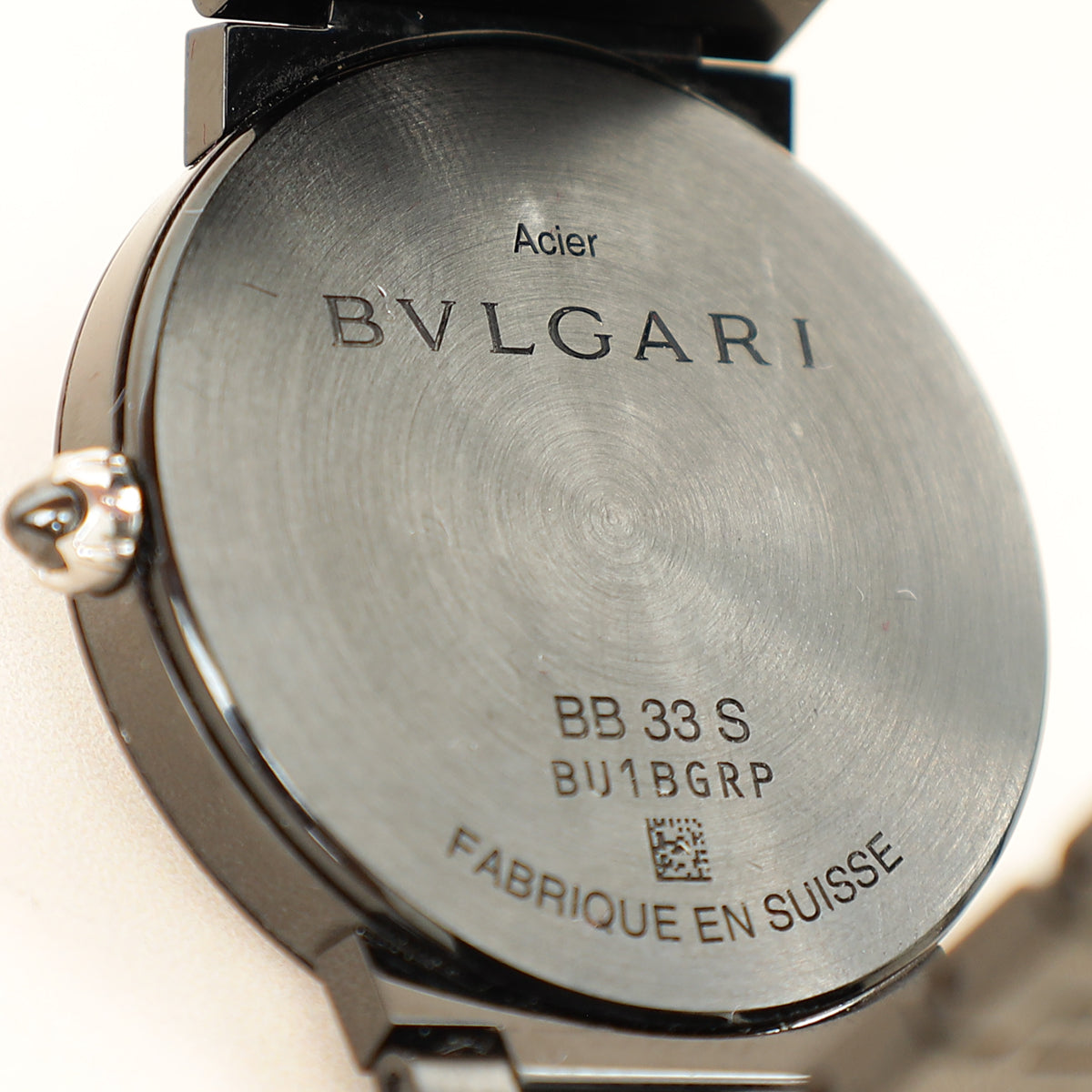 Bvlgari Black Stainless Steel Bvlgari Quartz 33mm Watch-Bvlgari-THE CLOSET