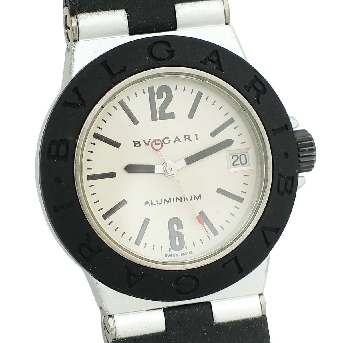 Bvlgari Aluminum Diagono 32mm Quartz Watch