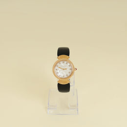 Bvlgari 18K Rose Gold Divas Dream MOP Diamond Dial 30mm Quartz Movement Watch