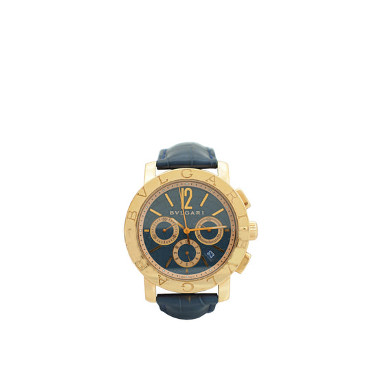 Bvlgari 18K Rose Gold Bvlgari Chronograph Ltd.Ed. 42mm Automatic Watch