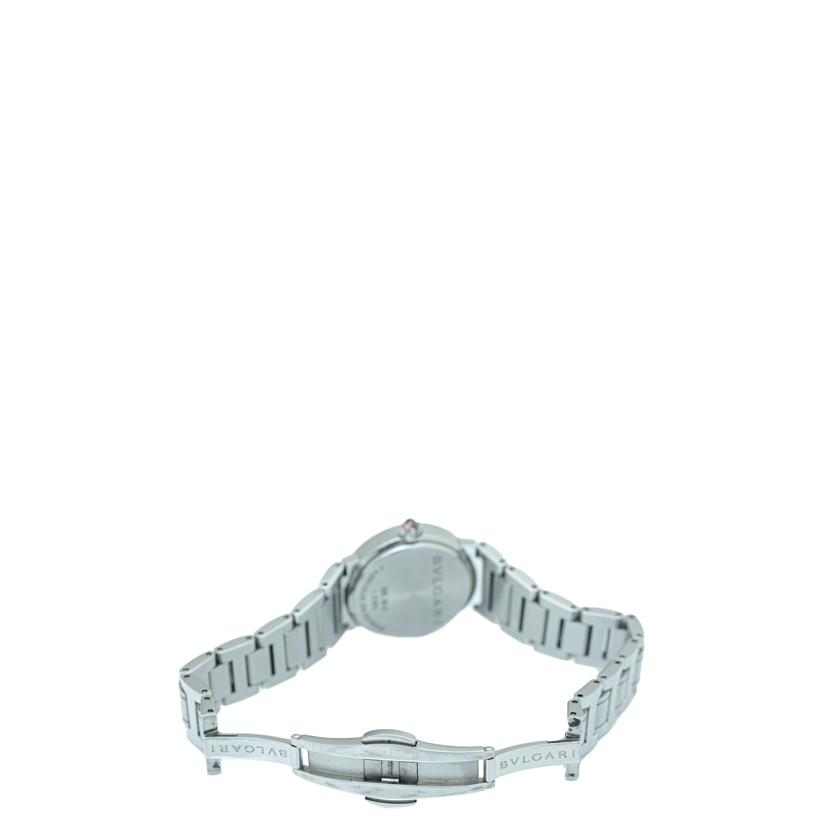 Bvlgari-Bvlgari Stainless Steel MOP Diamond 26mm Quartz Watch