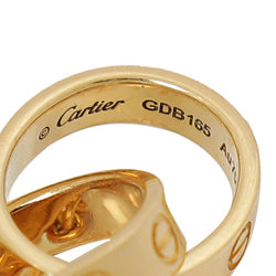 Cartier 18K Yellow Gold Love Interlocking Hoops Bracelet