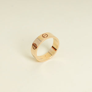 Cartier 18K Rose Gold Love Classic Model Ring 55