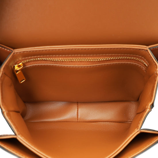 Celine Bronze Teen Triomphe Natural Bag