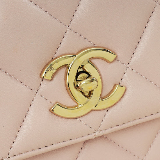 Chanel Light Pink Trendy Flap Bag