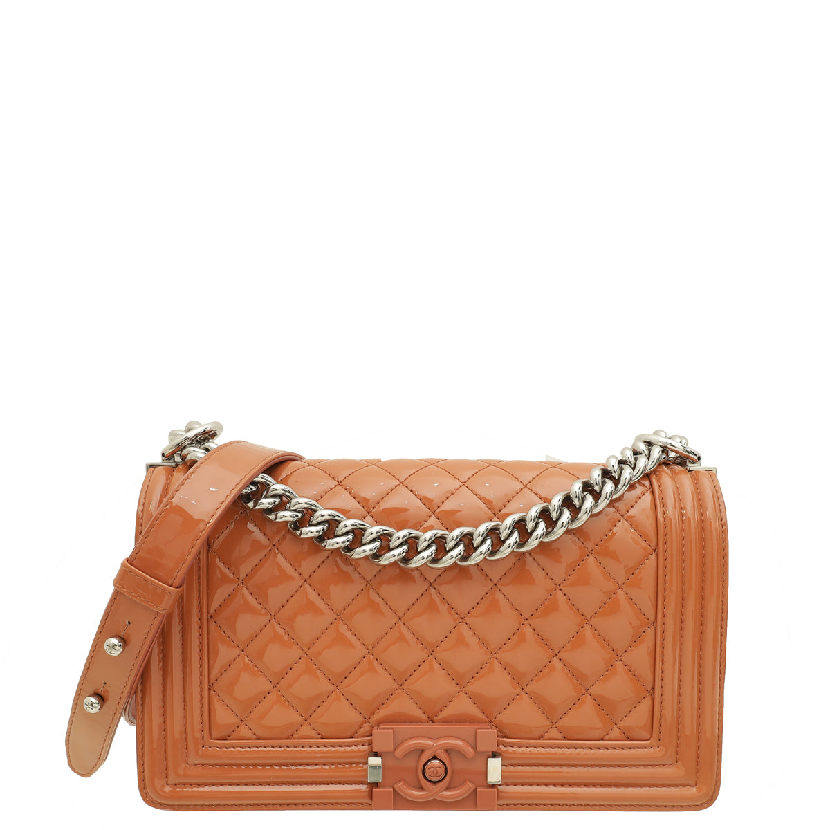 Chanel Brown Le Boy Medium Bag-Chanel-THE CLOSET