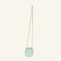 Chanel Bicolor Ombre Mini Chain Vanity Top Handle Bag