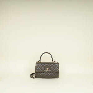 Chanel Olive CC Trendy Top Handle Bag