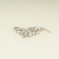 Chanel Gold CC Crystal Leaf 1 Pcs Ear Cuff