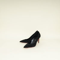 Christian Louboutin Black Studded So Kate 85 Pumps 38.5