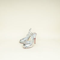 Christian Louboutin Gray Python Jenlove Alta 120 Pumps 39