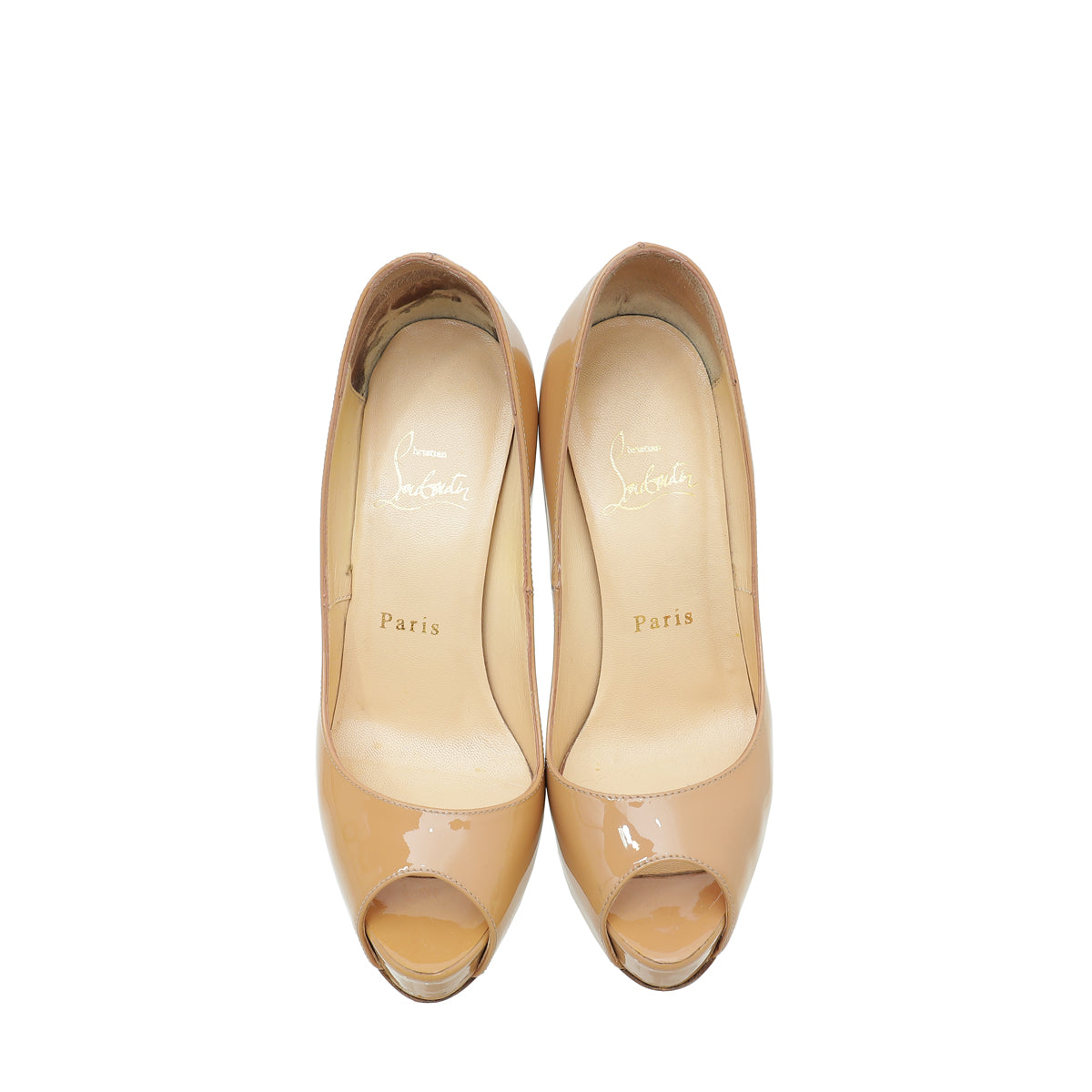 Christian Louboutin Nude New Very Prive 120 Pumps 36
