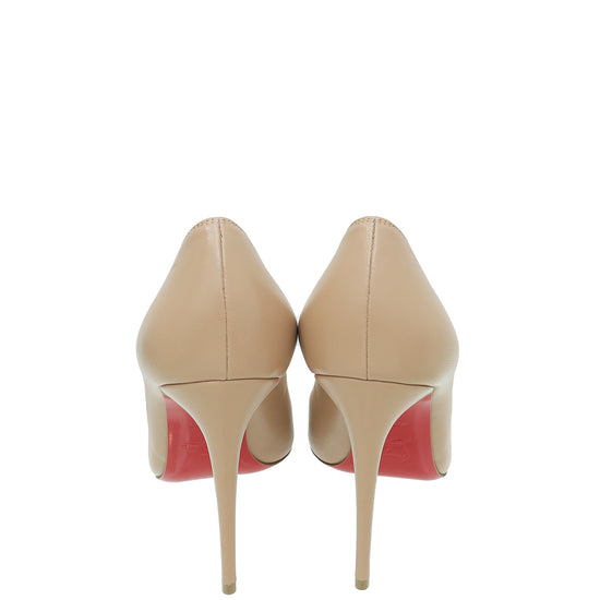 Christian Louboutin Nude Kate 100 Pumps 37.5