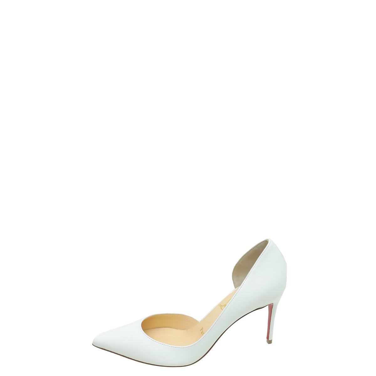 Christian Louboutin White Iriza Pump 37