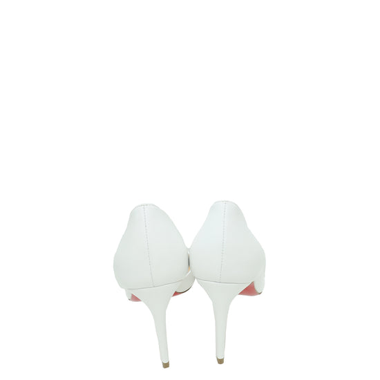 Christian Louboutin White Iriza Pump 37