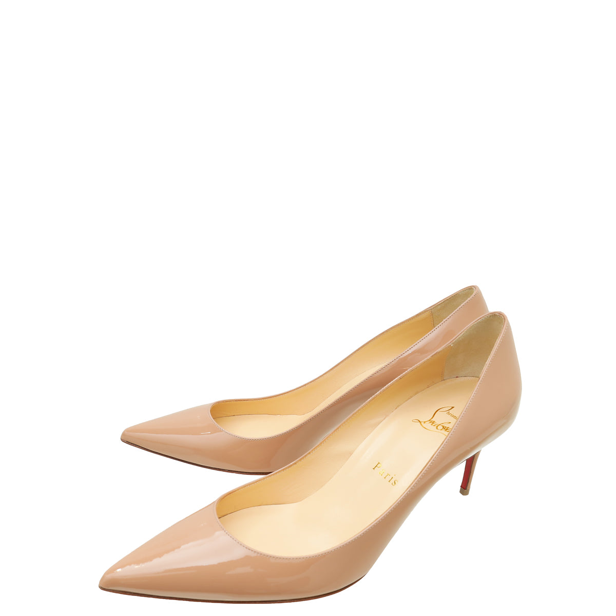 Christian Louboutin Nude Kate 70 Pump 38.5-Christian Louboutin-THE CLOSET