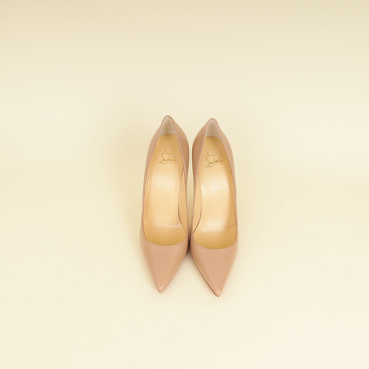 Christian Louboutin Nude Kate 100 Pumps 41-Christian Louboutin-THE CLOSET