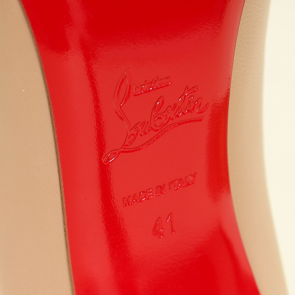 Christian Louboutin Nude Kate 100 Pumps 41-Christian Louboutin-THE CLOSET