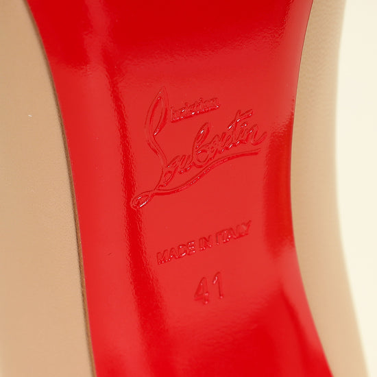 Christian Louboutin Nude Kate 100 Pumps 41-Christian Louboutin-THE CLOSET