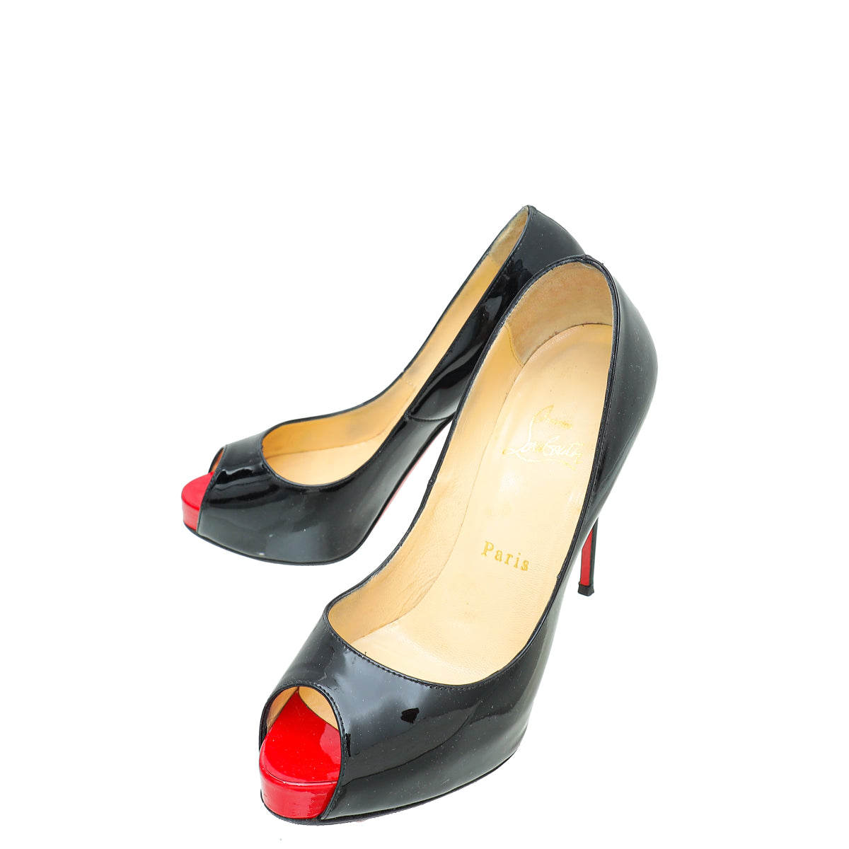 Christian Louboutin Bicolor New Very Prive 120 Pumps 36.5-Christian Louboutin-THE CLOSET