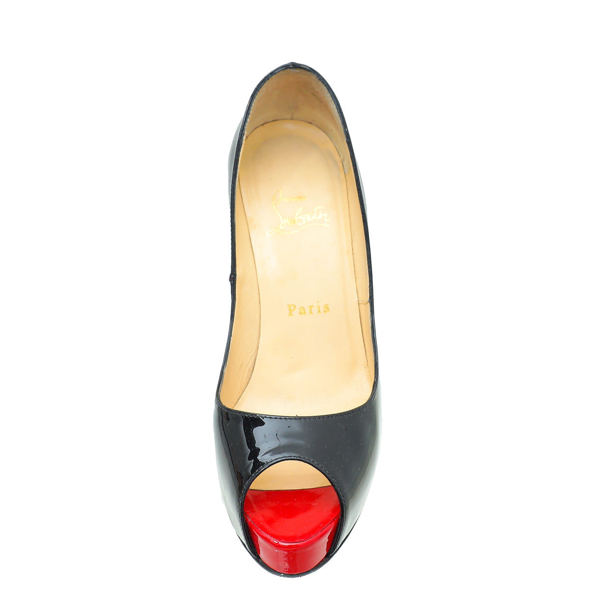 Christian Louboutin Bicolor New Very Prive 120 Pumps 36.5