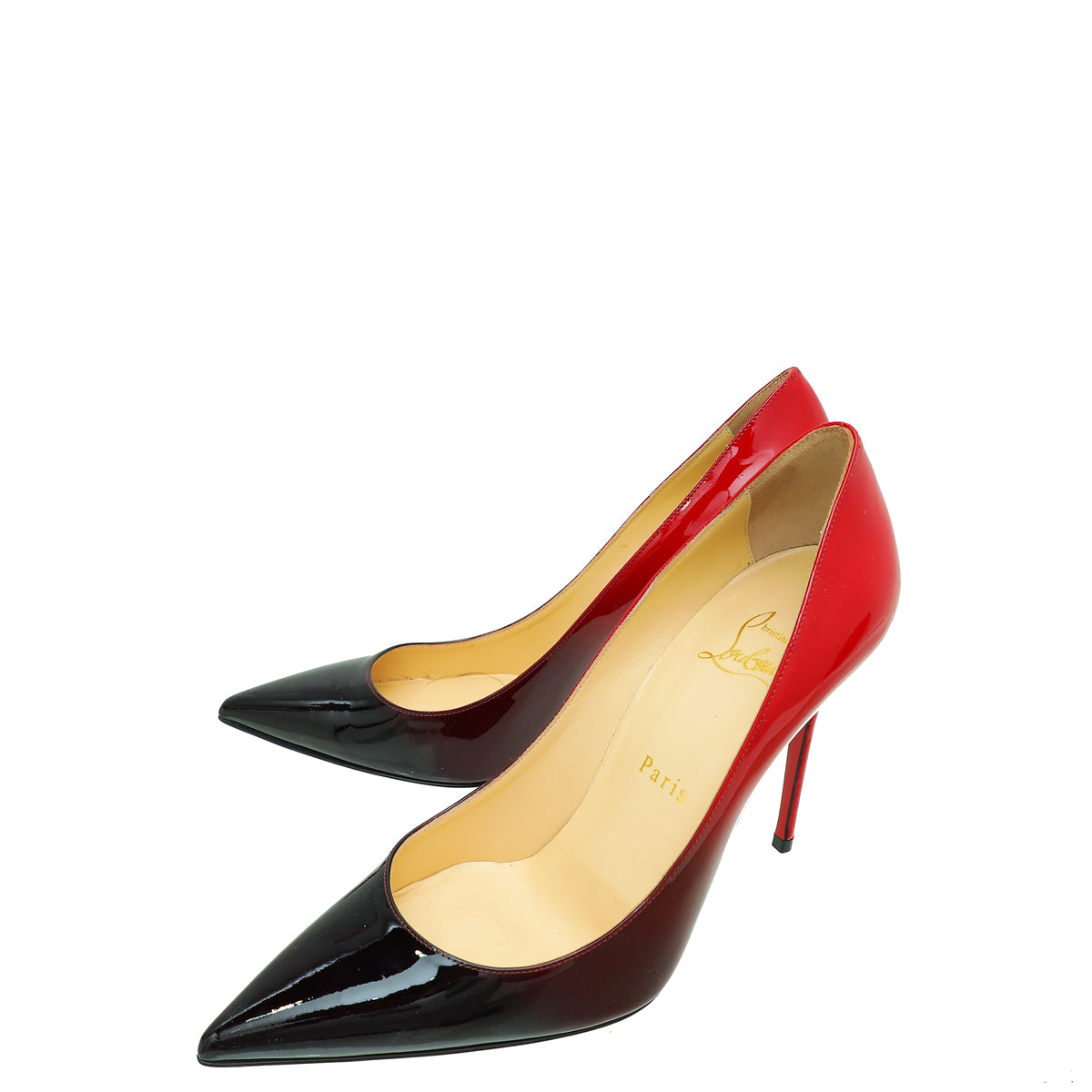 Christian Louboutin Bicolor Ombre So Kate 100 Pumps 37.5-Christian Louboutin-THE CLOSET