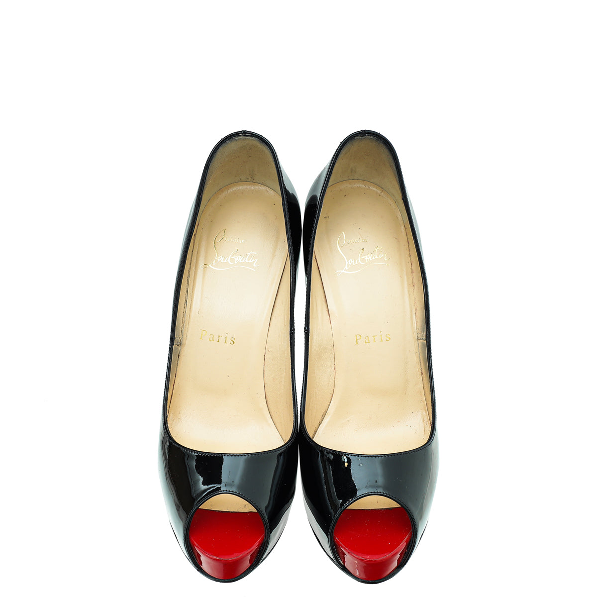 Christian Louboutin Bicolor New Very Prive 120 Pumps 37