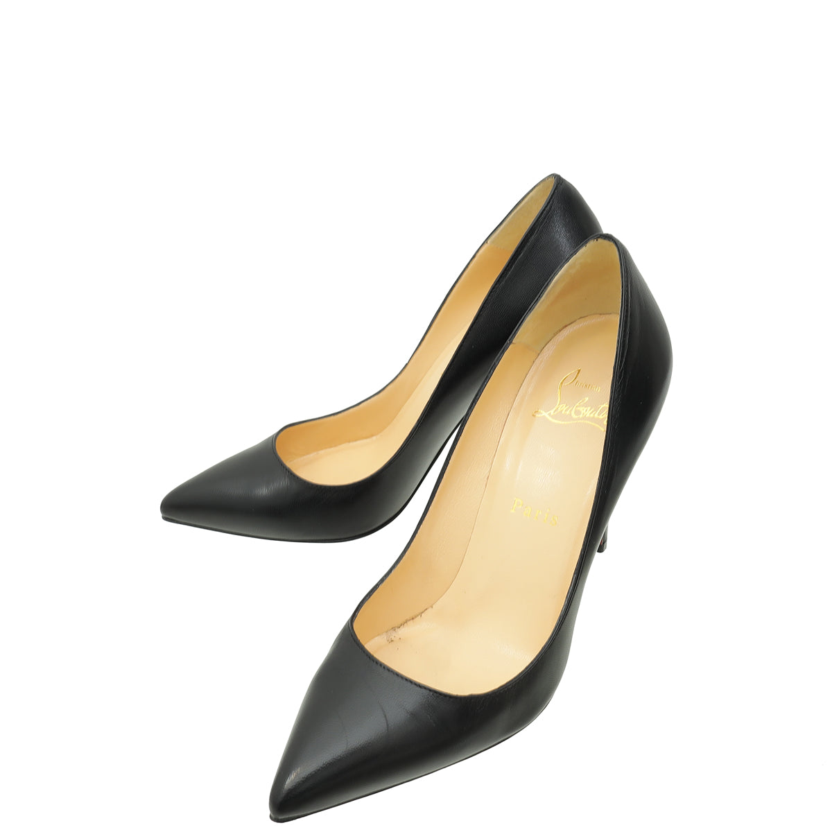 Christian Louboutin Black Pigalle 100 Pump 37