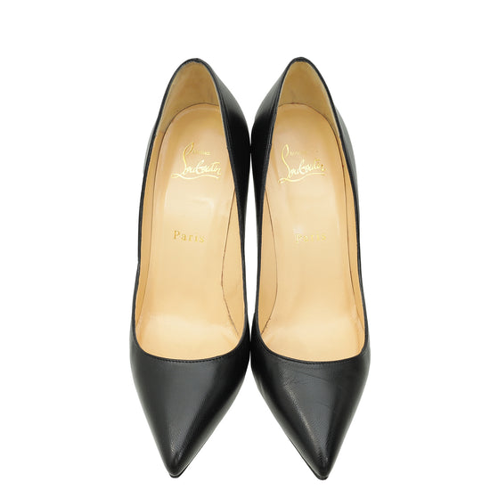 Christian Louboutin Black Pigalle 100 Pump 37