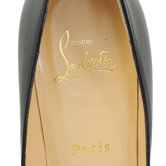 Christian Louboutin Black Pigalle 100 Pump 37