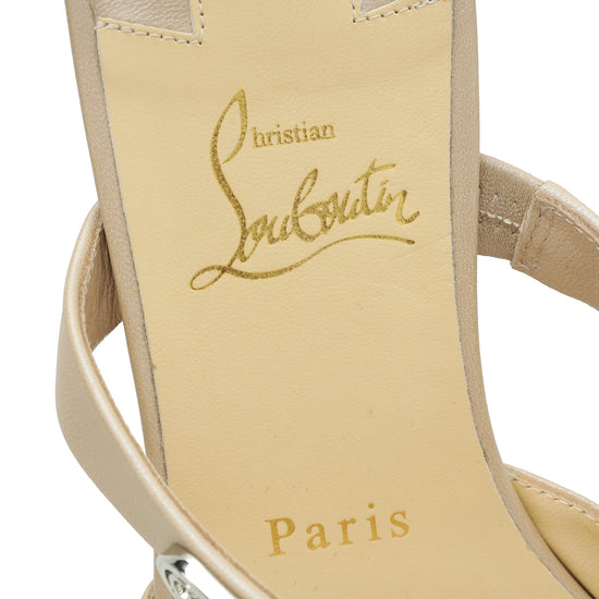 Christian Louboutin Nude Choc Lock Mule 37