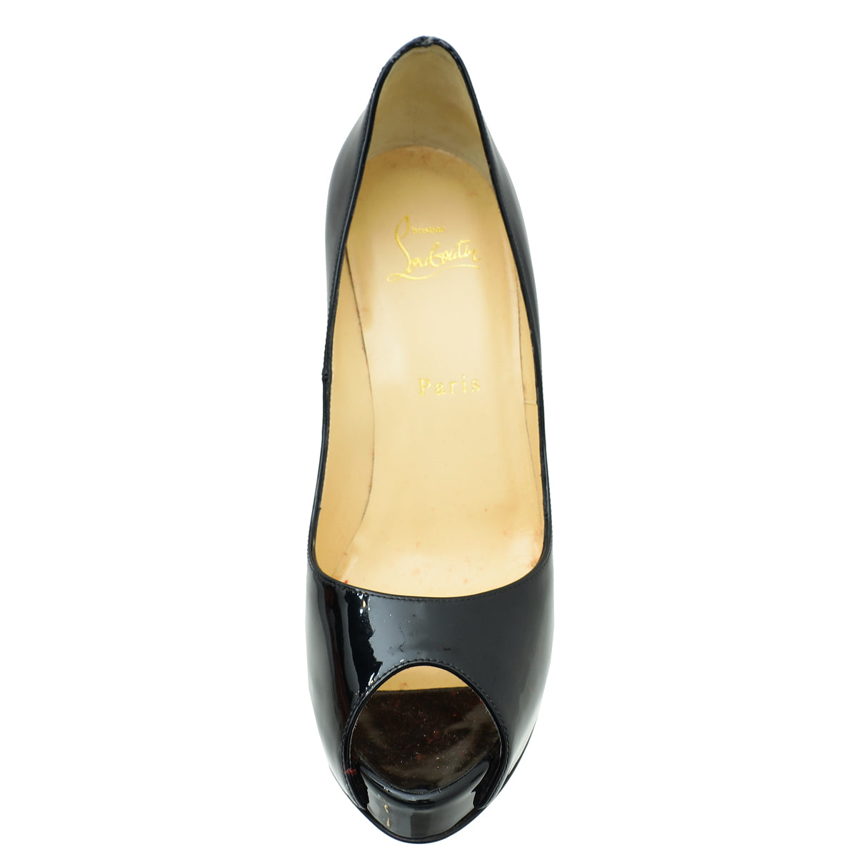 Christian Louboutin Black New Very Prive 120 Pumps 38-Christian Louboutin-THE CLOSET