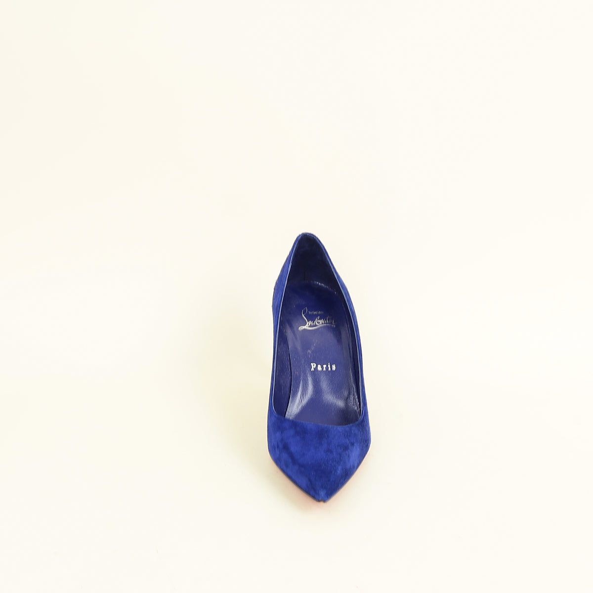 Christian Louboutin Dark Blue Condora 85 Suede Pumps 38