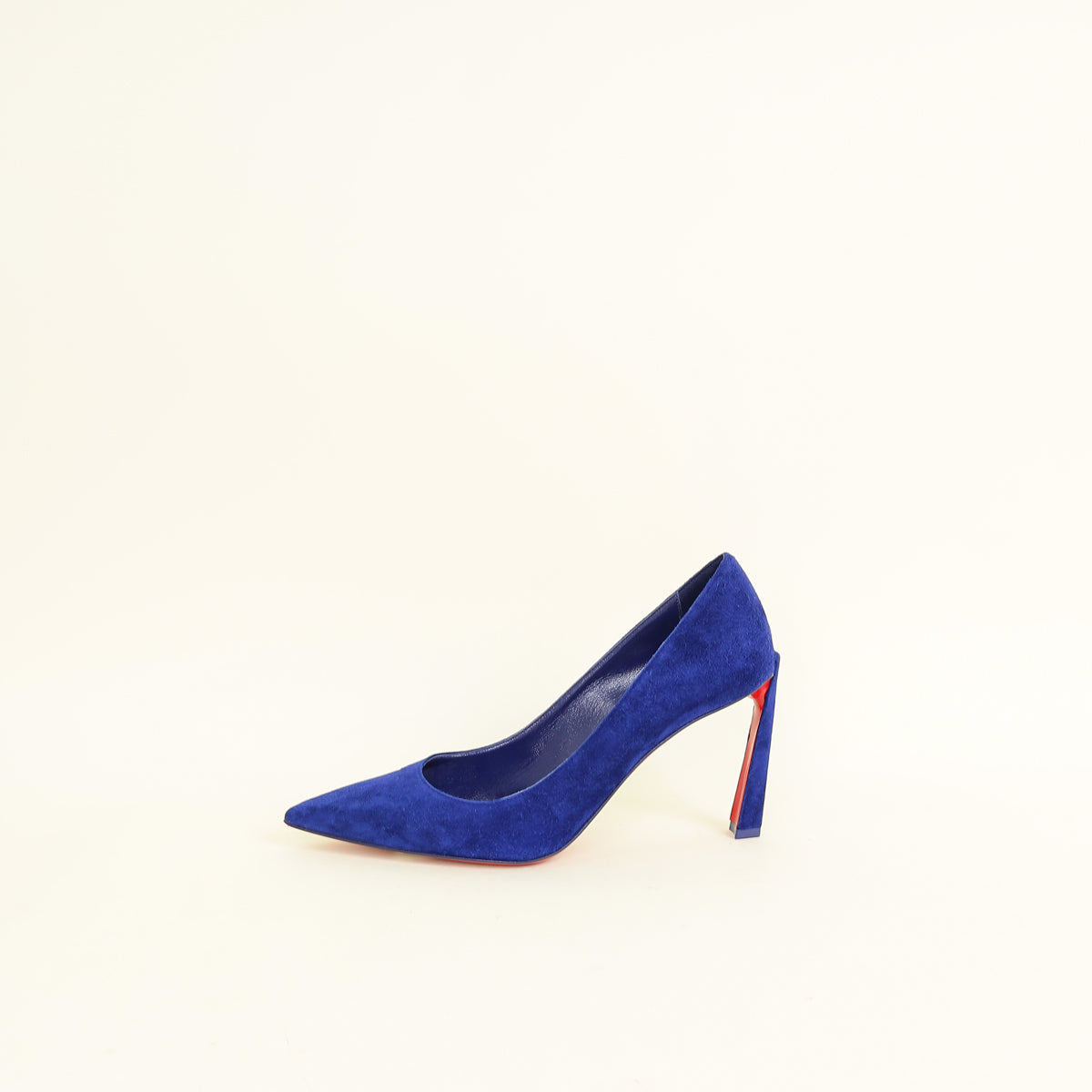 Christian Louboutin Dark Blue Condora 85 Suede Pumps 38
