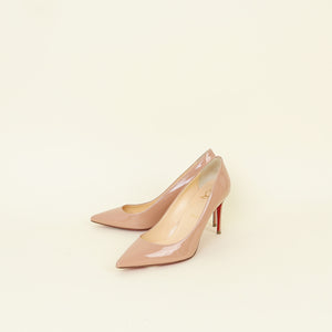 Christian Louboutin Nude Kate 85 Pumps 38