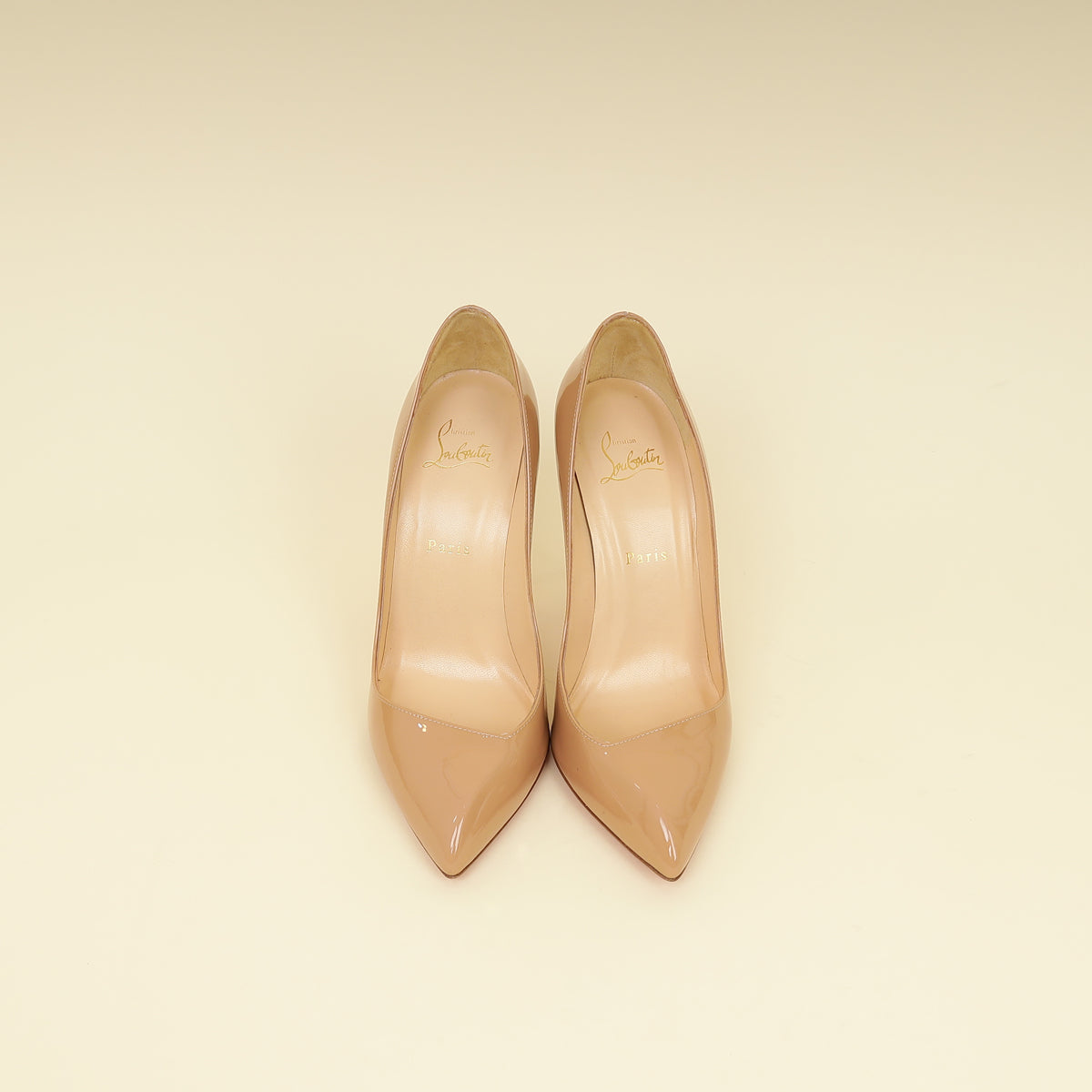 Christian Louboutin Nude Corneille 105 Pumps 39-Christian Louboutin-THE CLOSET