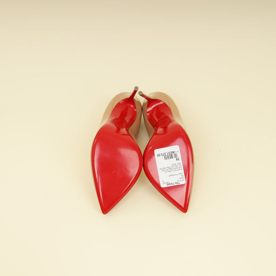 Christian Louboutin Nude Corneille 105 Pumps 39-Christian Louboutin-THE CLOSET
