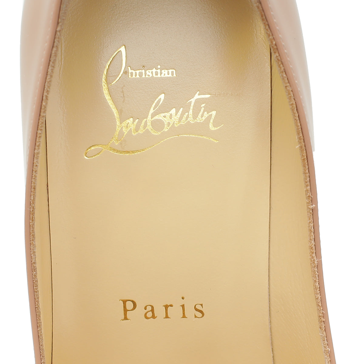Christian Louboutin Nude Kate 100 Pump 37.5