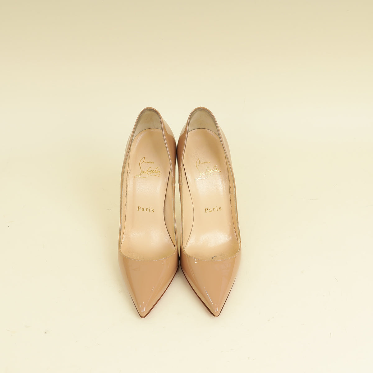 Christian Louboutin Nude So Kate 100 Pumps 35