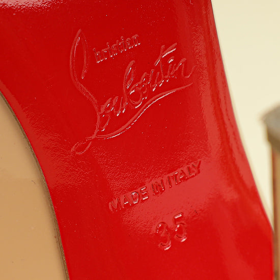 Christian Louboutin Nude So Kate 100 Pumps 35