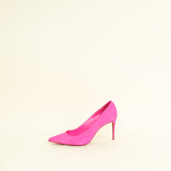 Christian Louboutin Hot Pink Kate Suede Pump 37.5