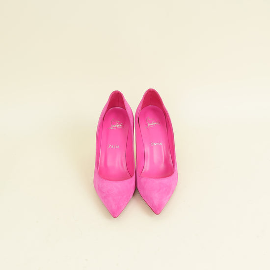 Christian Louboutin Hot Pink Kate Suede Pump 37.5