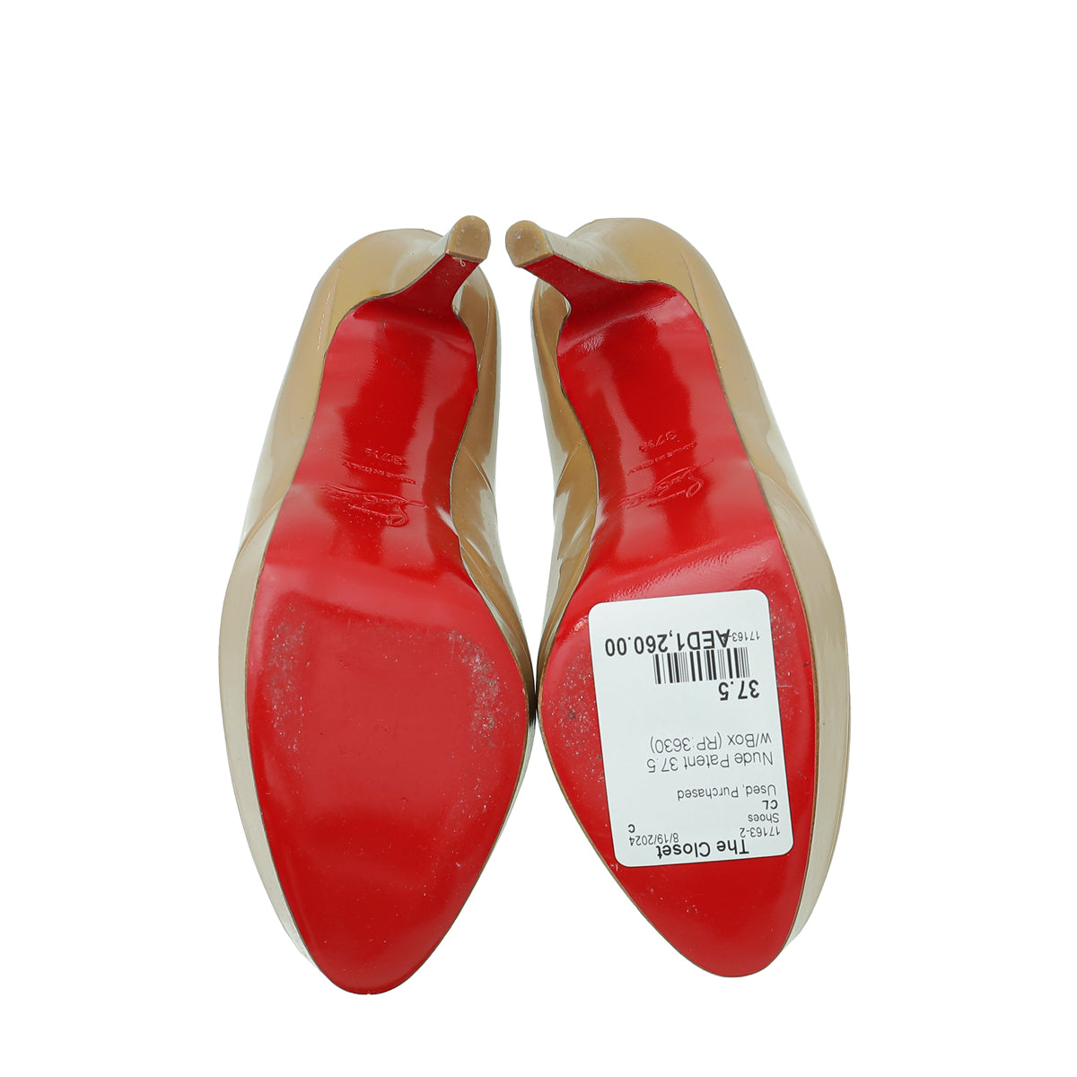 Christian Louboutin Bianca 140 Pumps 37.5 – THE CLOSET