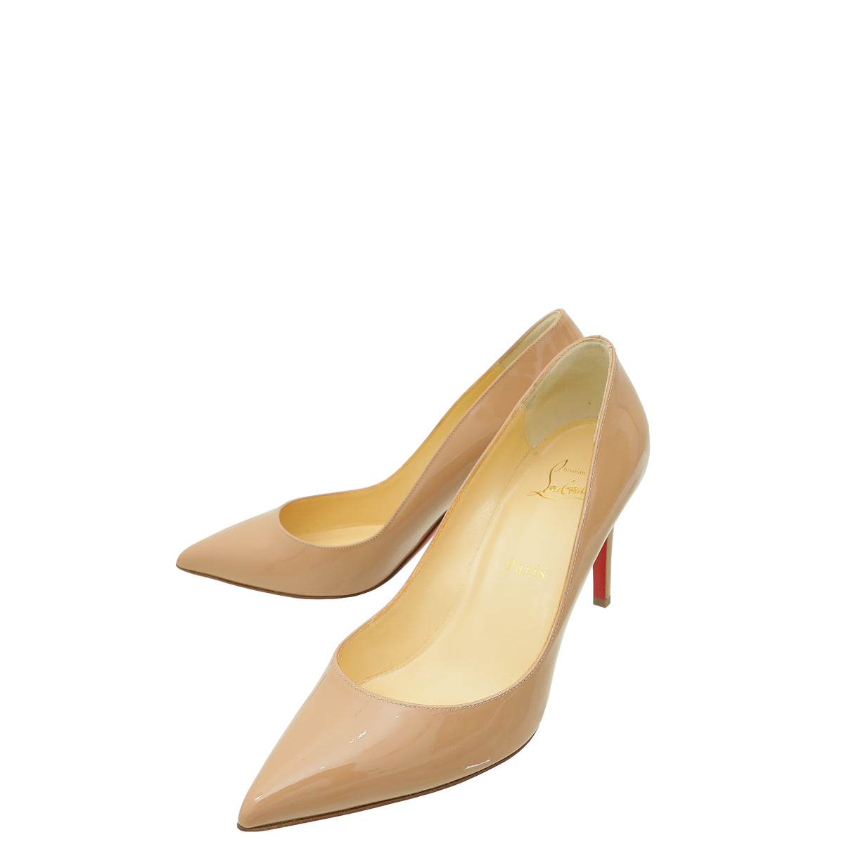 Christian Louboutin Nude Pigalle 85 Pumps 38.5-Christian Louboutin-THE CLOSET