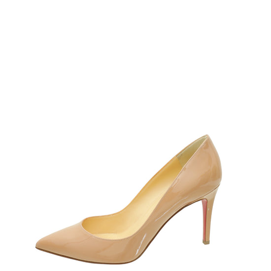 Christian Louboutin Nude Pigalle 85 Pumps 38.5