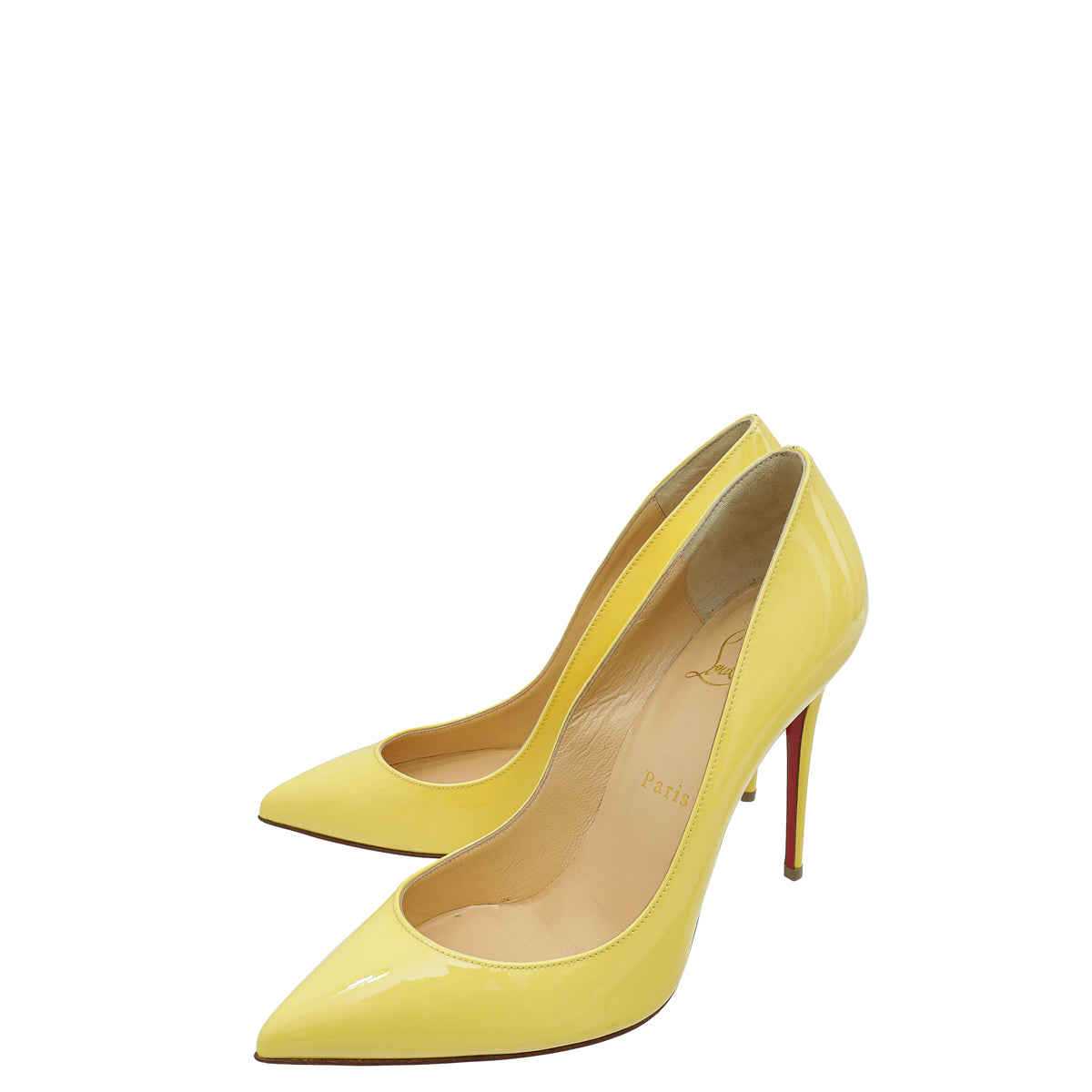 Christian Louboutin Yellow So Kate Pump 38