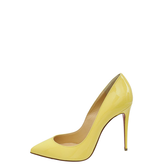 Christian Louboutin Yellow So Kate Pump 38