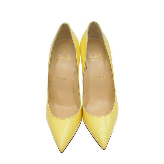 Christian Louboutin Yellow So Kate Pump 38