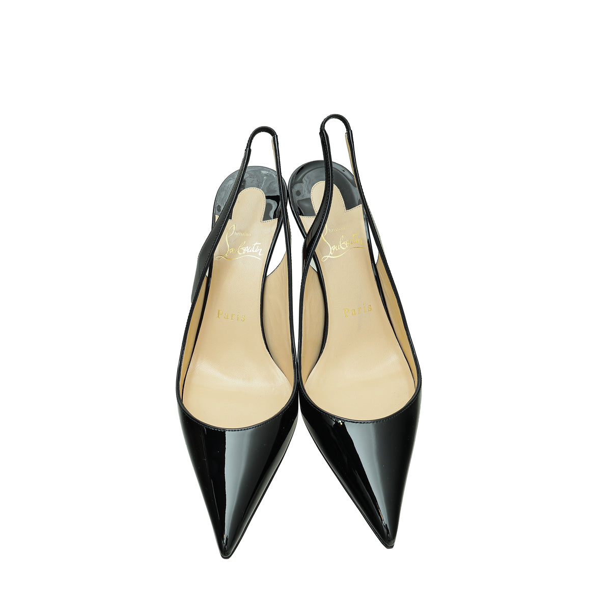 Christian Louboutin Black Clare Slingback 38